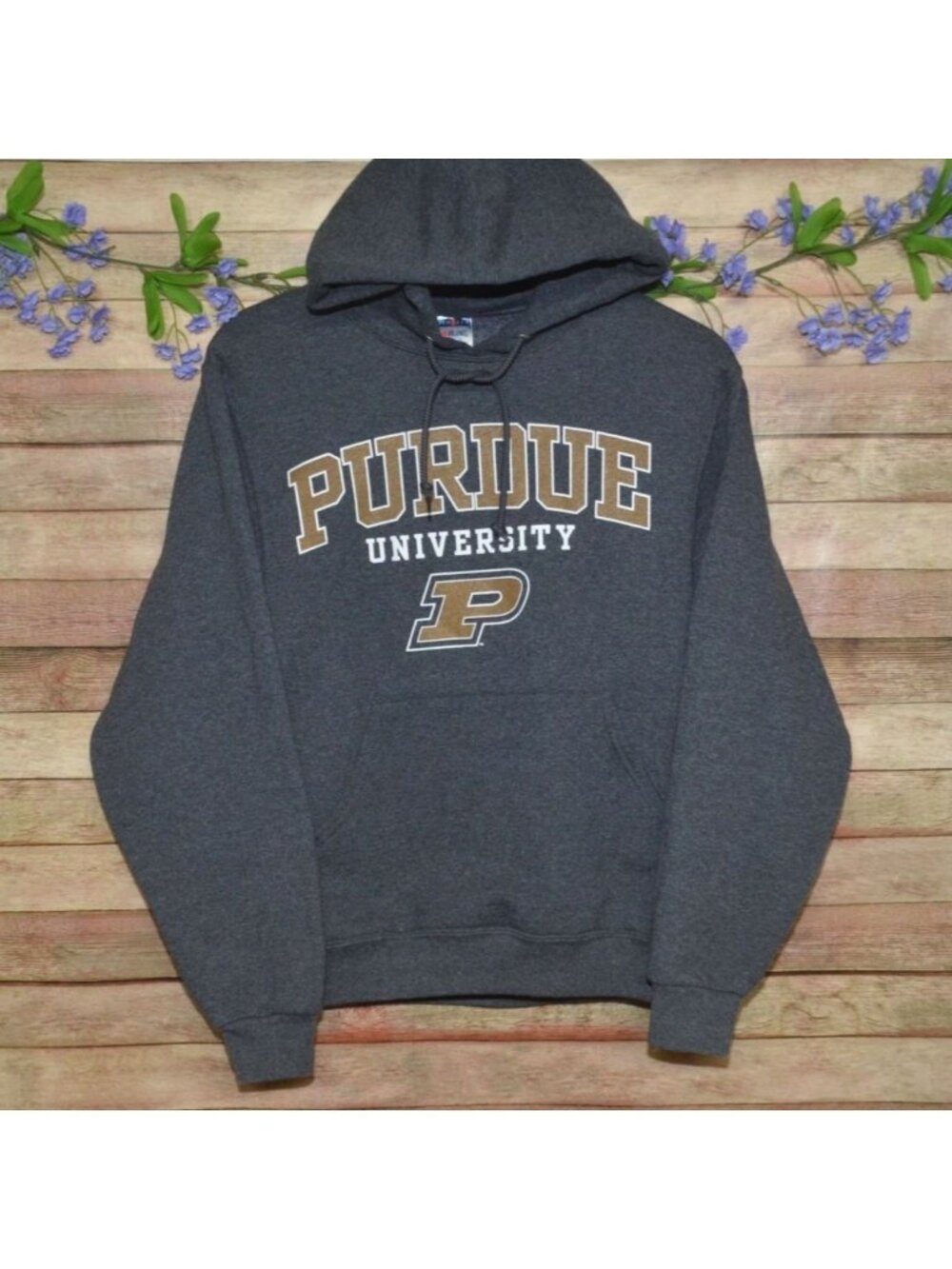Perdue University Gray Hoodie Sweatshirt Size S Unisex Mens College Gear